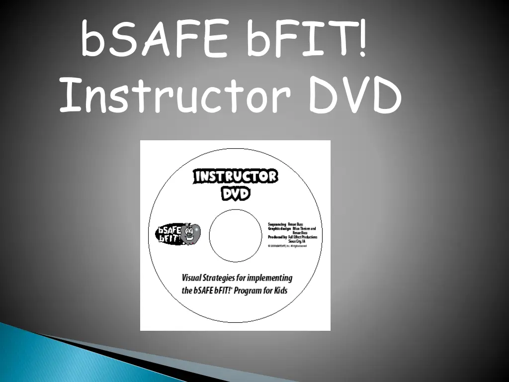 bsafe bfit instructor dvd