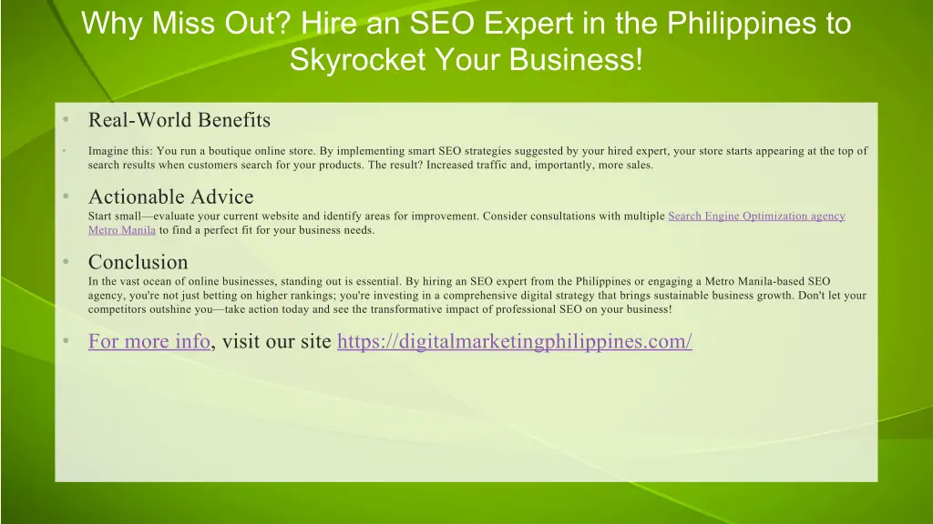 why miss out hire an seo expert 1