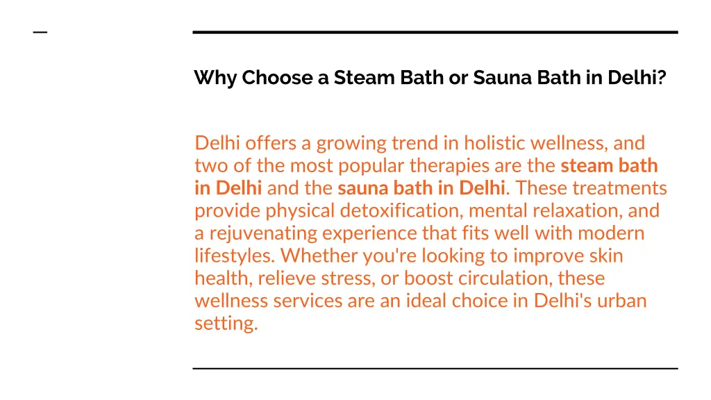 why choose a steam bath or sauna bath in delhi