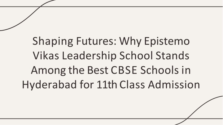 shaping futures why epistemo vikas leadership