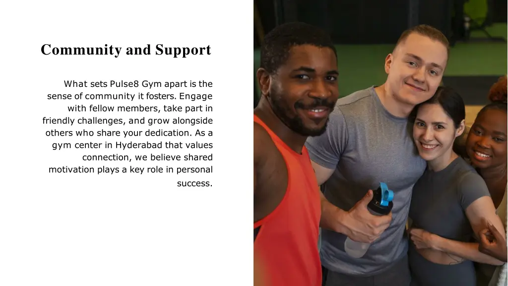 community and support