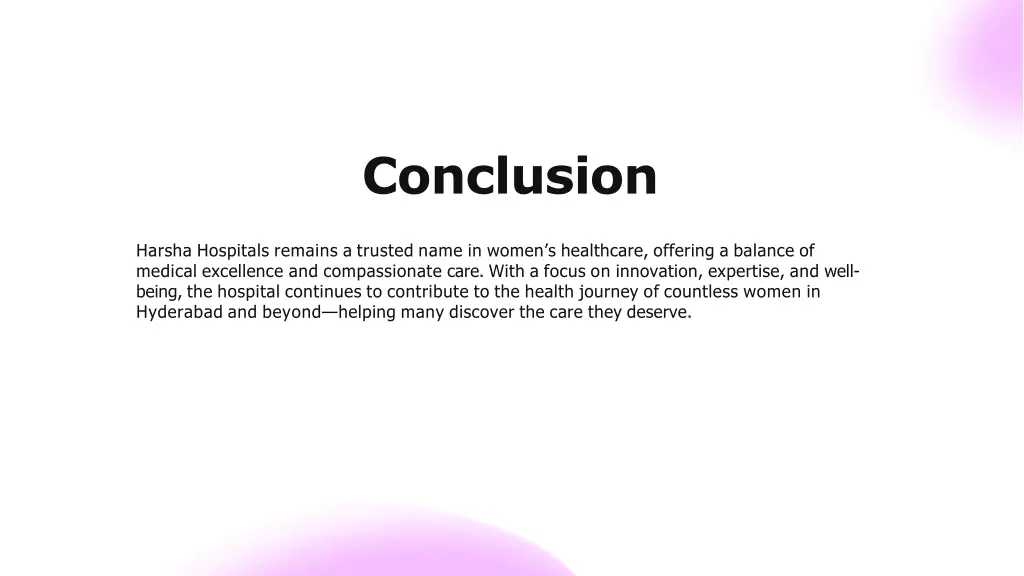 conclusion