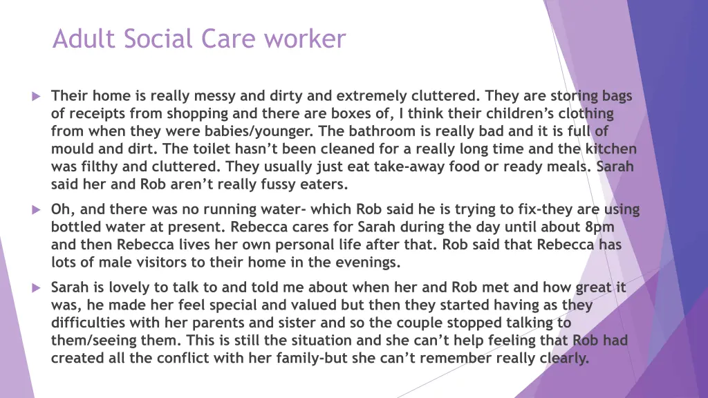 adult social care worker