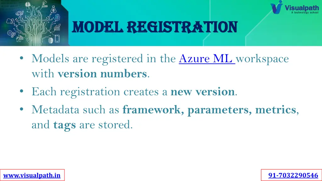model registration model registration