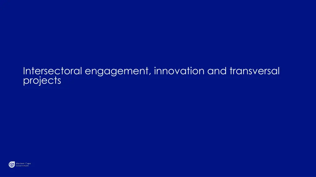 intersectoral engagement innovation