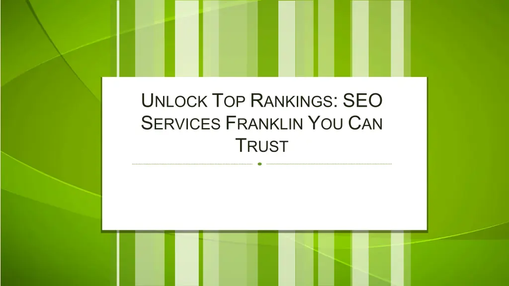 u nlock t op r ankings seo s ervices f ranklin 1