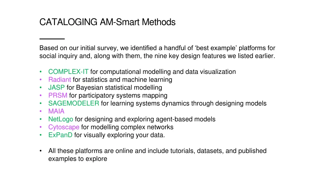 cataloging am smart methods 3