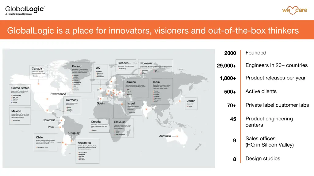 globallogic is a place for innovators visioners