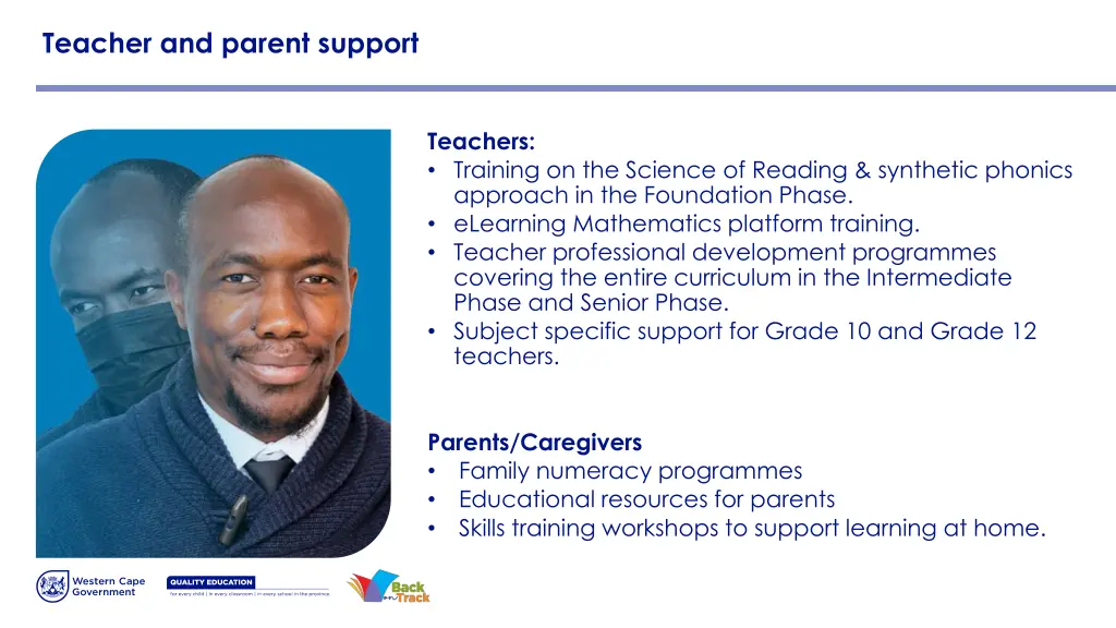 teacher and parent support