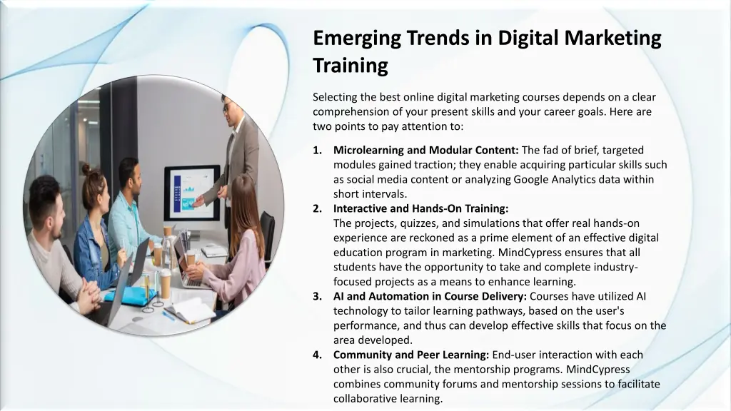 emerging trends in digital marketing training