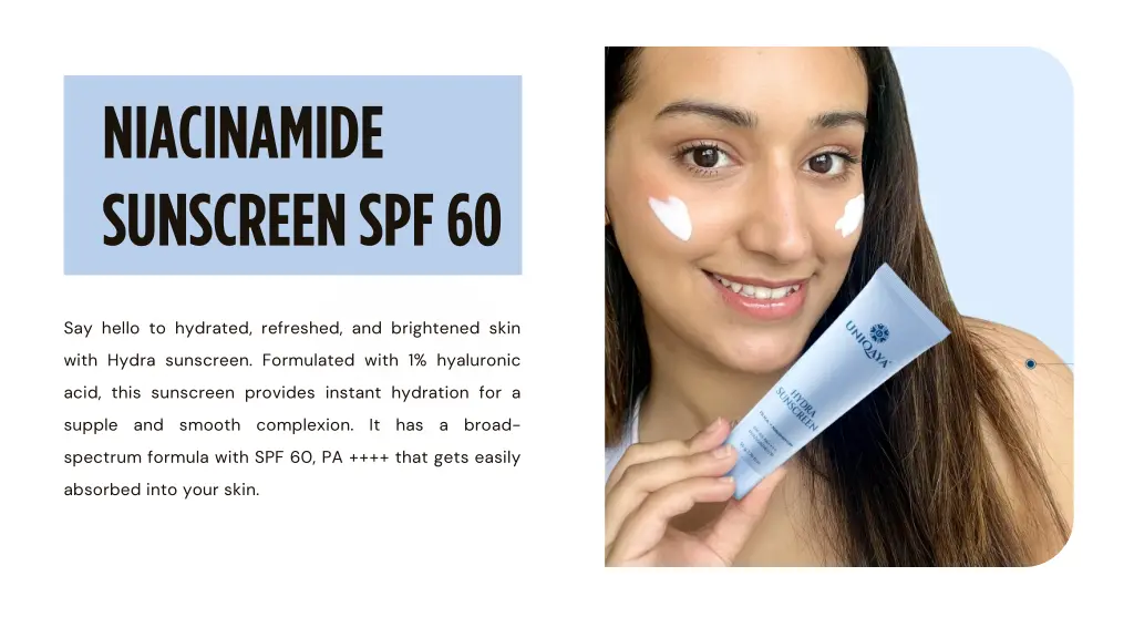 niacinamide sunscreen spf 60