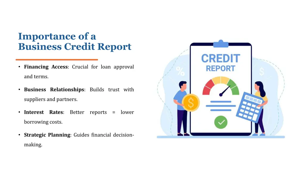 importance of a business credit report