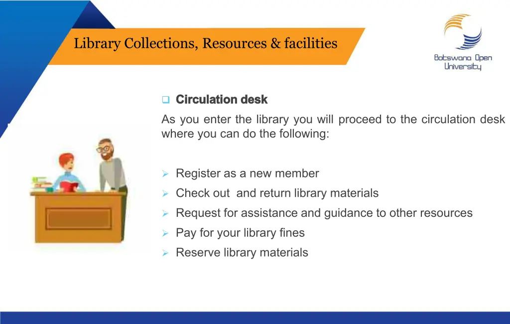 library collections resources facilities 1