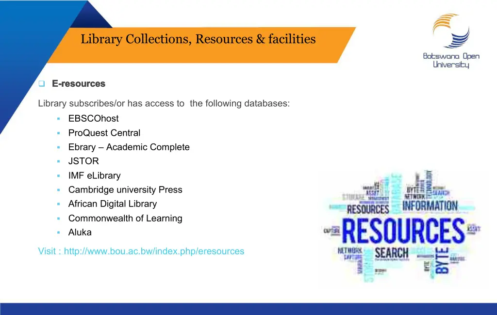 library collections resources facilities 3