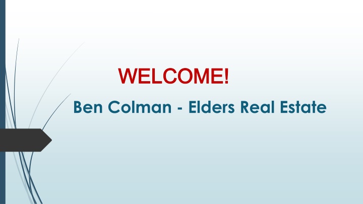 welcome welcome ben colman elders real estate