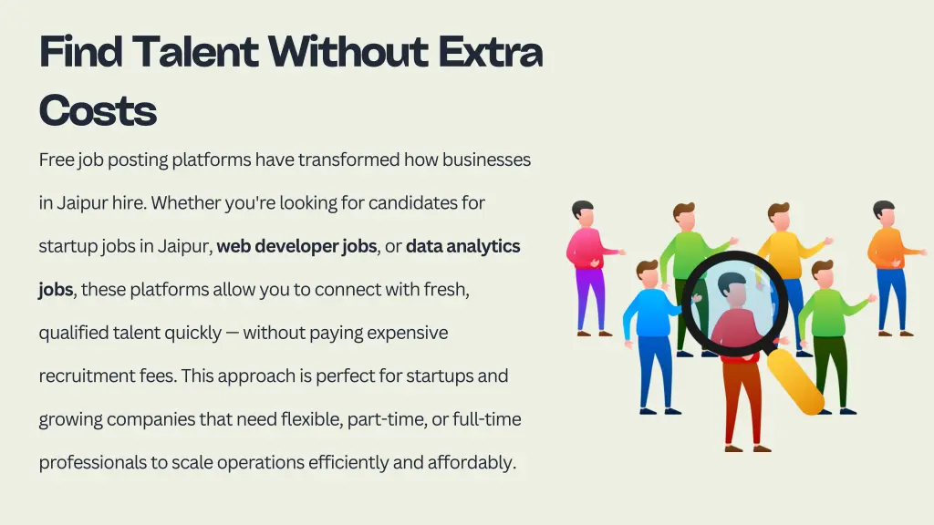 find talent without extra costs