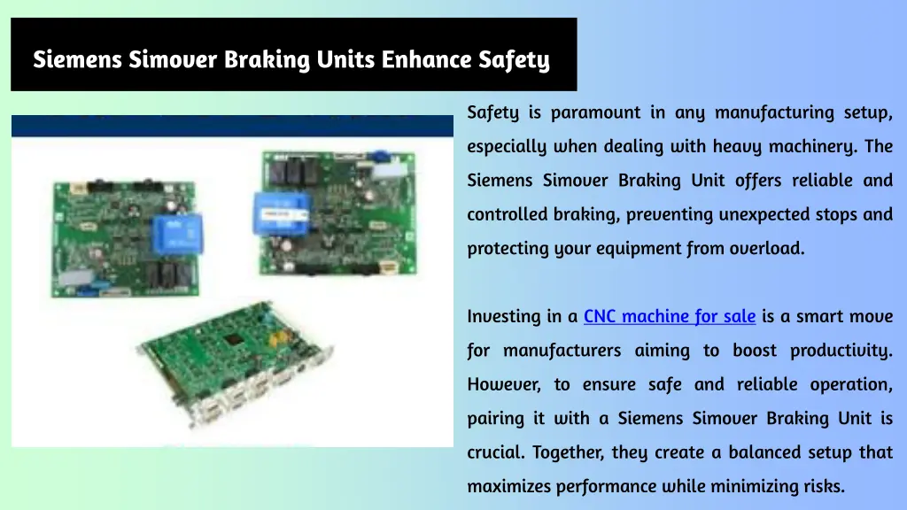 siemens simover braking units enhance safety