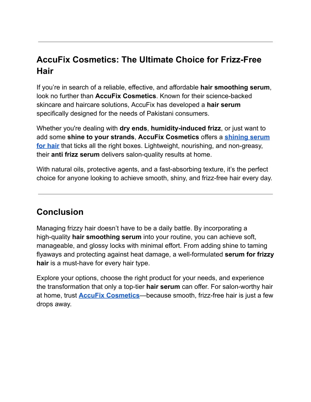 accufix cosmetics the ultimate choice for frizz