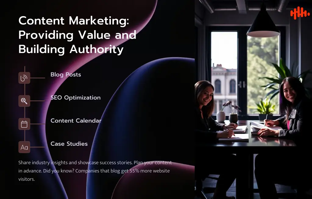 content marketing providing value and building