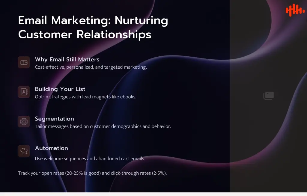 email marketing nurturing customer relationships