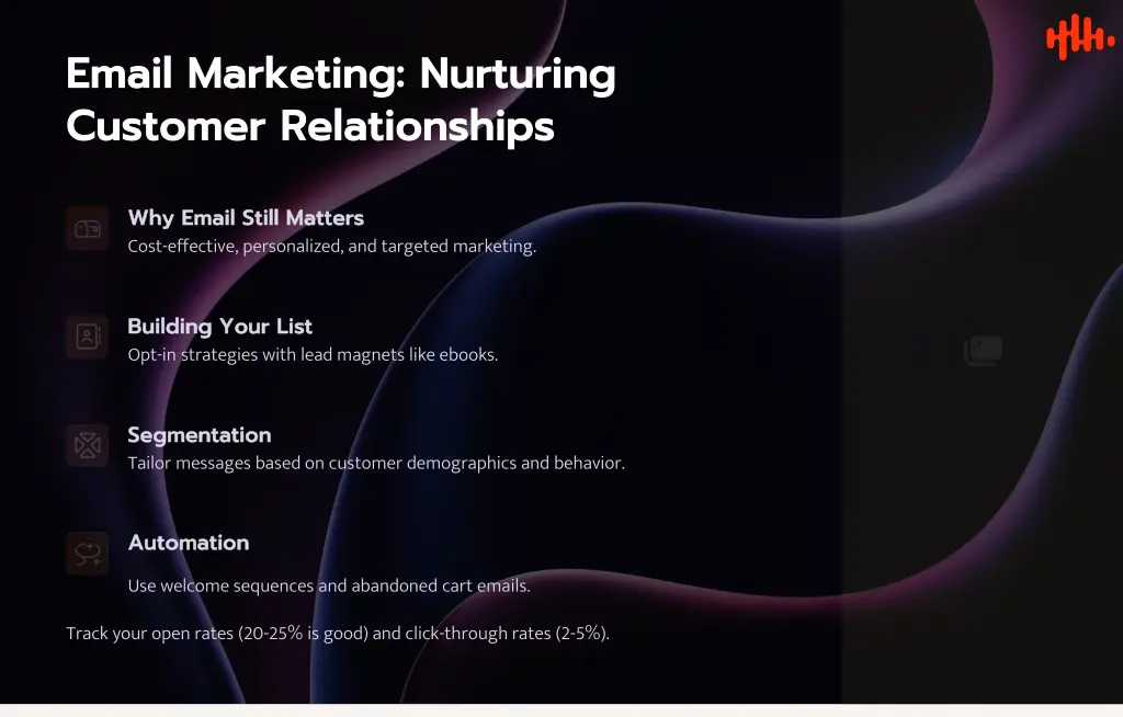 email marketing nurturing customer relationships