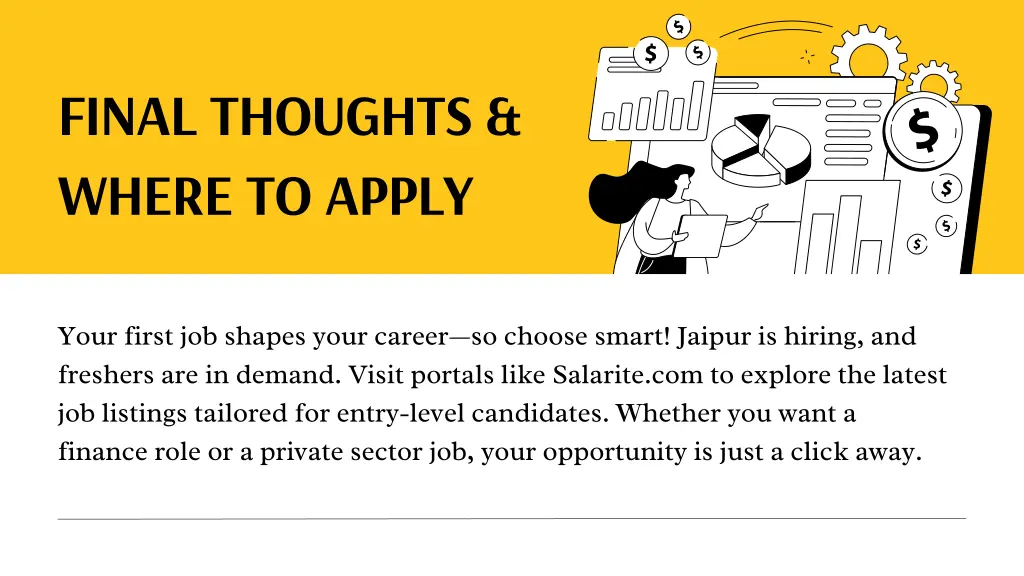 final thoughts where to apply