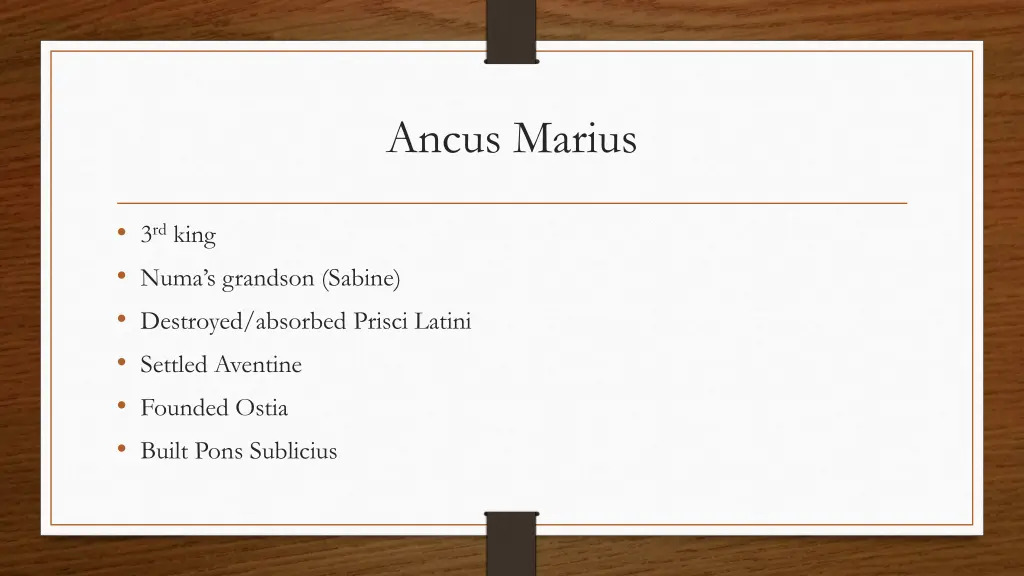 ancus marius