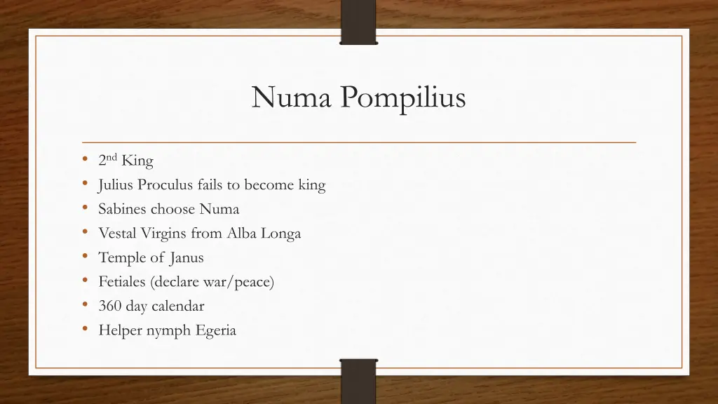 numa pompilius