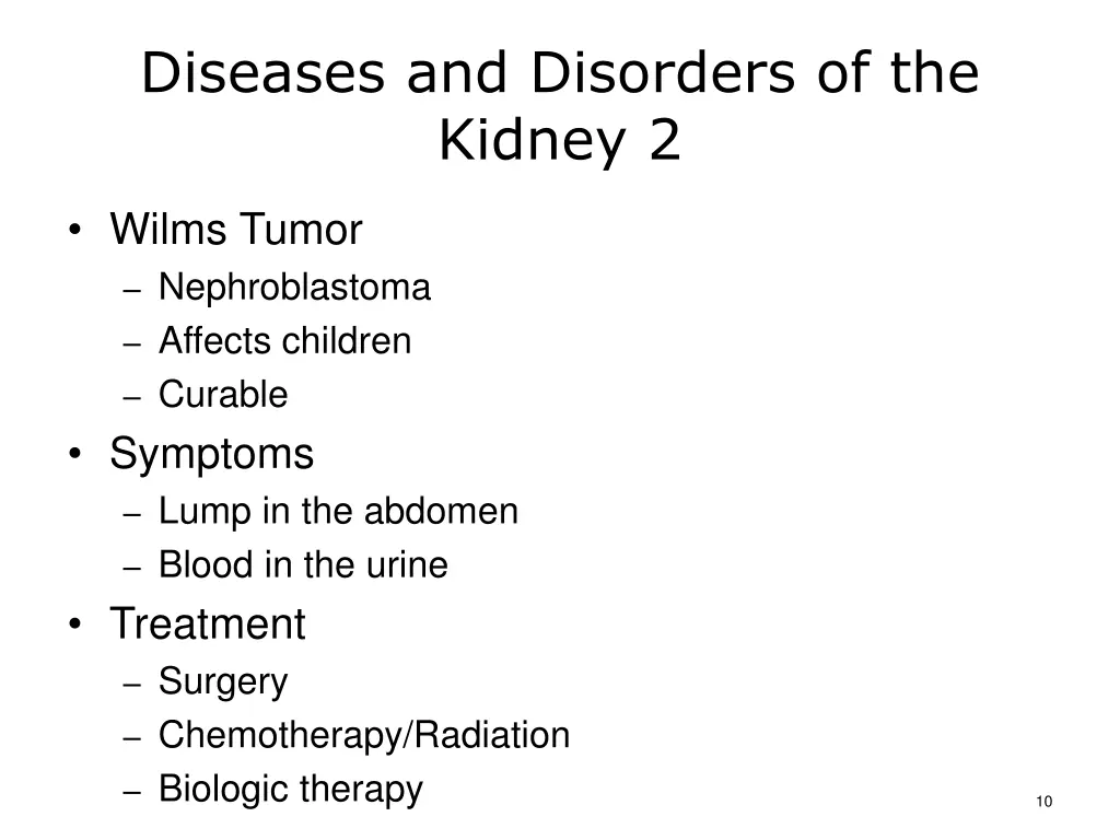 diseases and disorders of the kidney 2