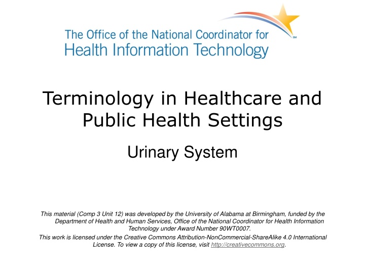 terminology in healthcare and public health