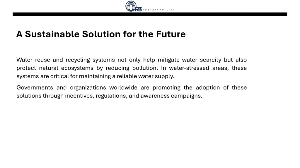 a sustainable solution for the future