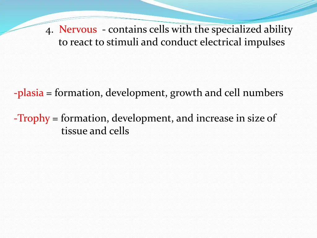 4 nervous contains cells with the specialized