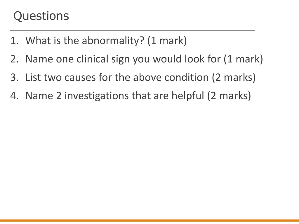 questions