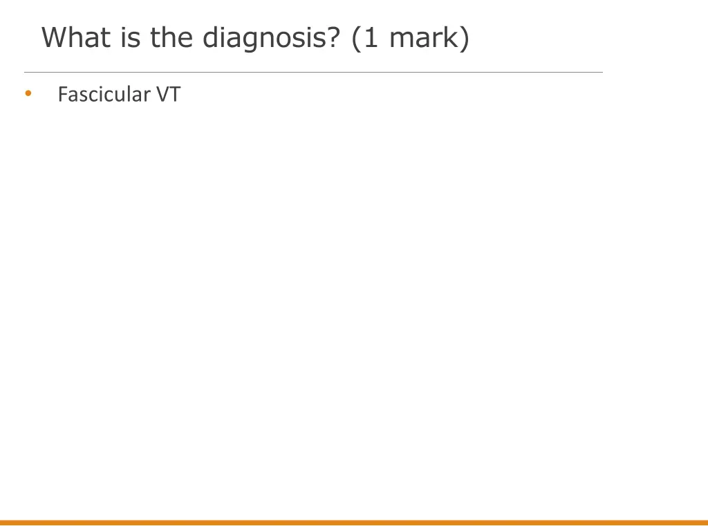 what is the diagnosis 1 mark