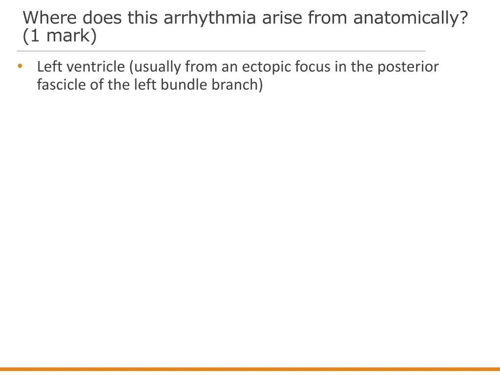 where does this arrhythmia arise from