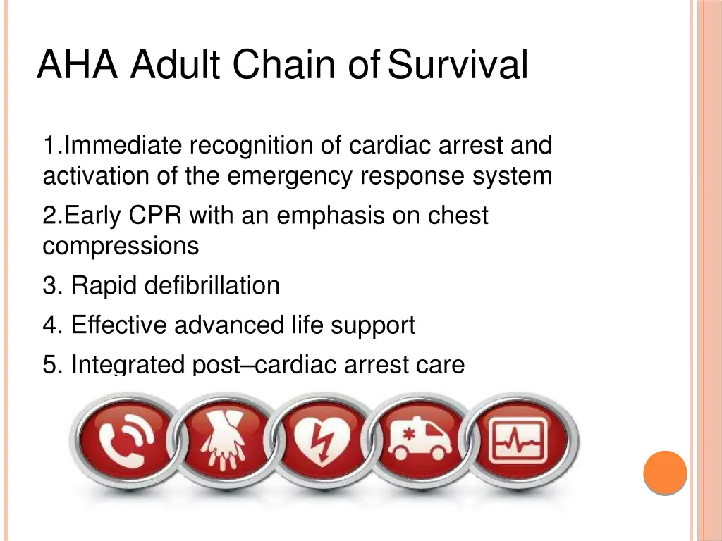 aha adult chain ofsurvival