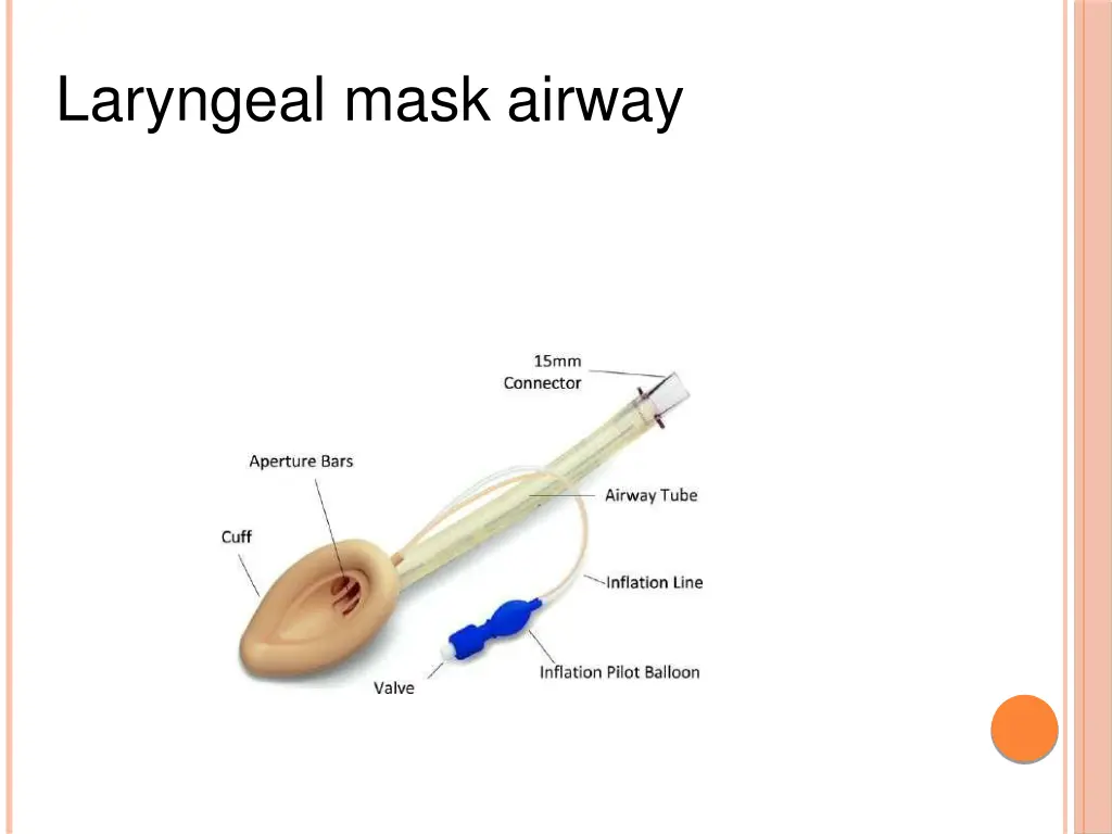 laryngeal mask airway