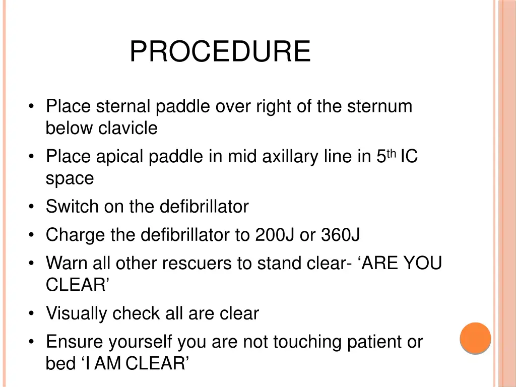 procedure