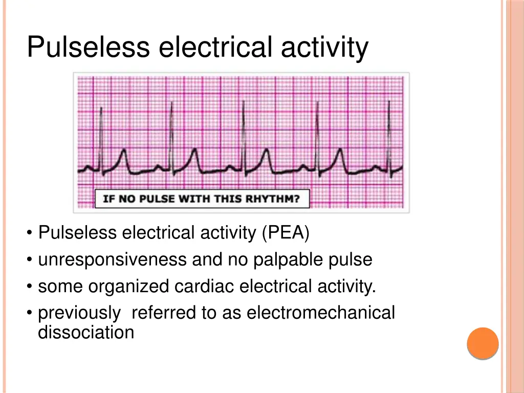 pulseless electrical activity