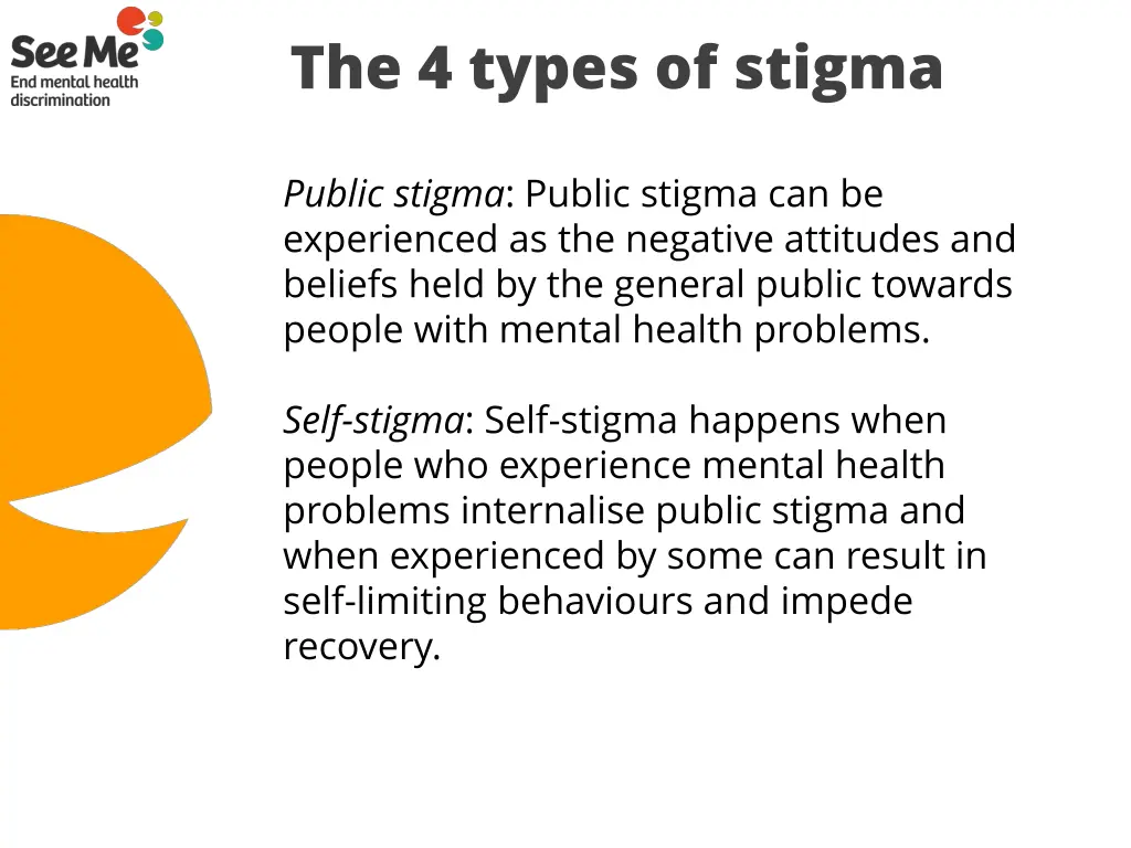 the 4 types of stigma