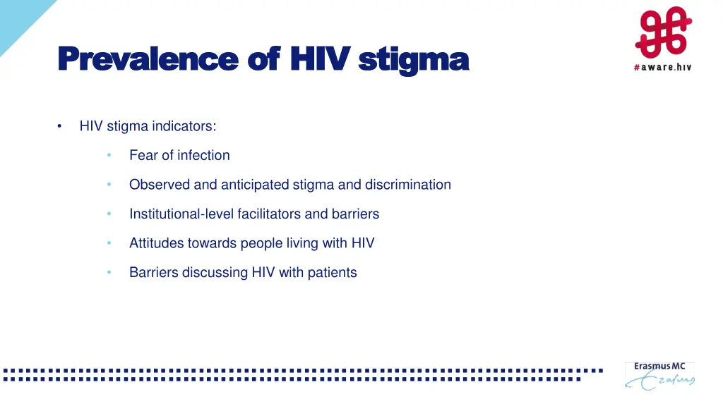 prevalence prevalence of hiv stigma of hiv stigma