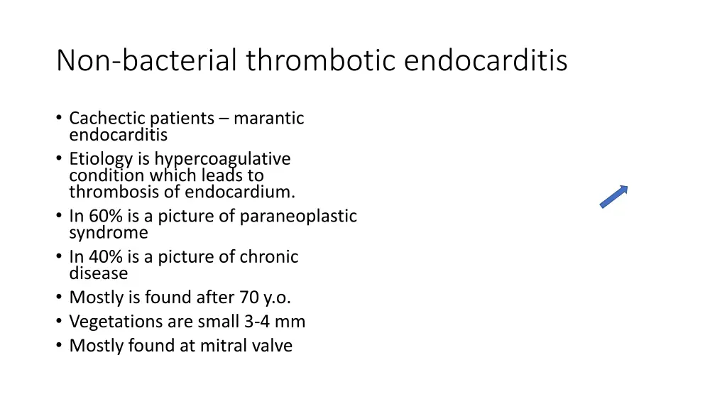 non bacterial thrombotic endocarditis
