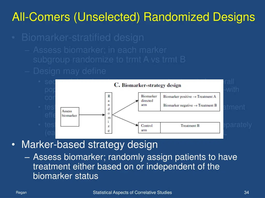 all comers unselected randomized designs 1