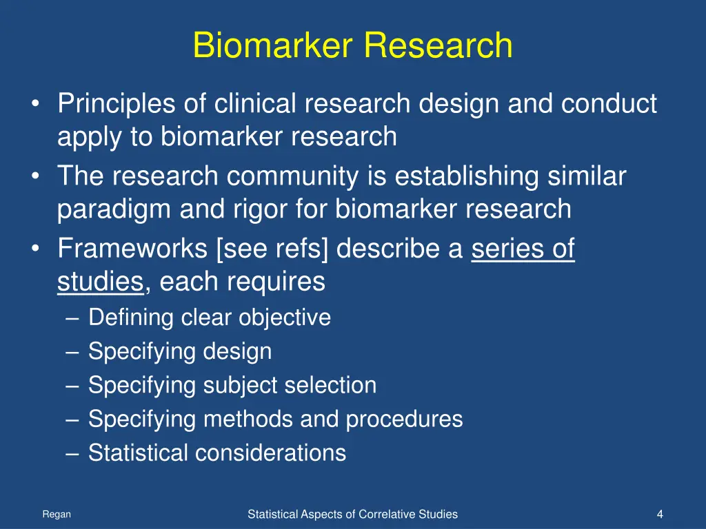 biomarker research