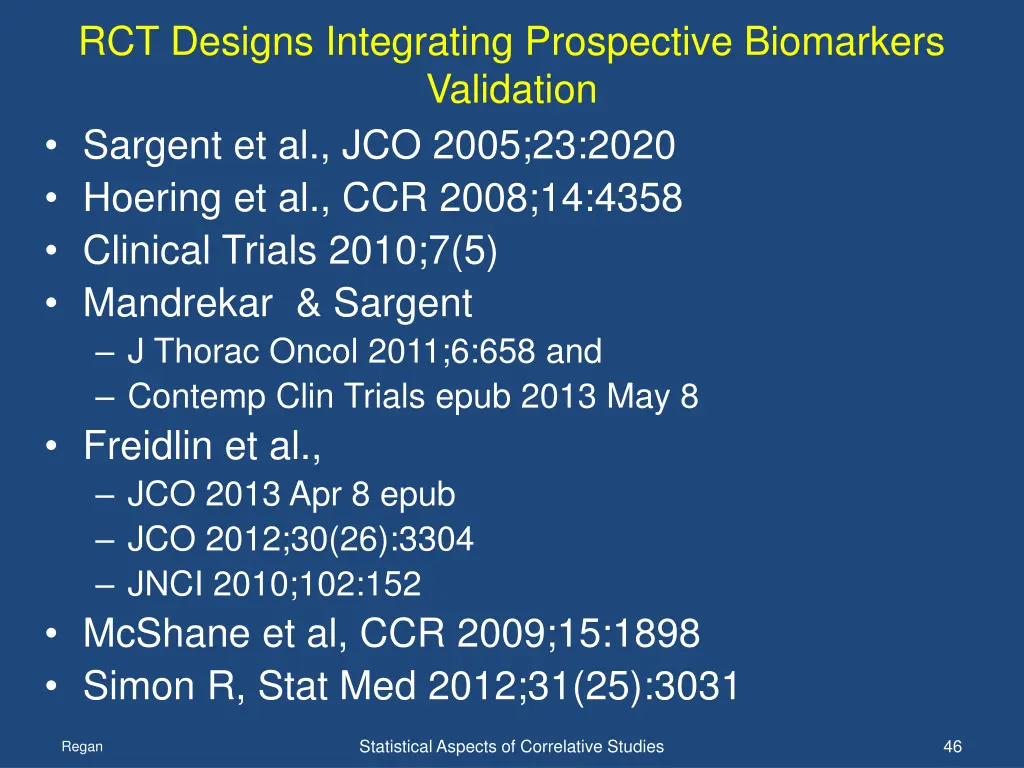 rct designs integrating prospective biomarkers