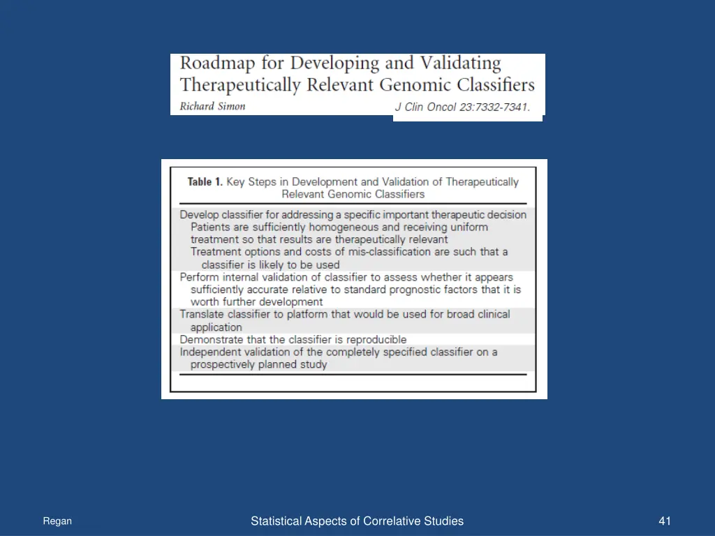 statistical aspects of correlative studies 2