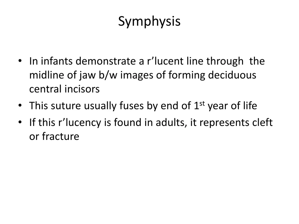 symphysis