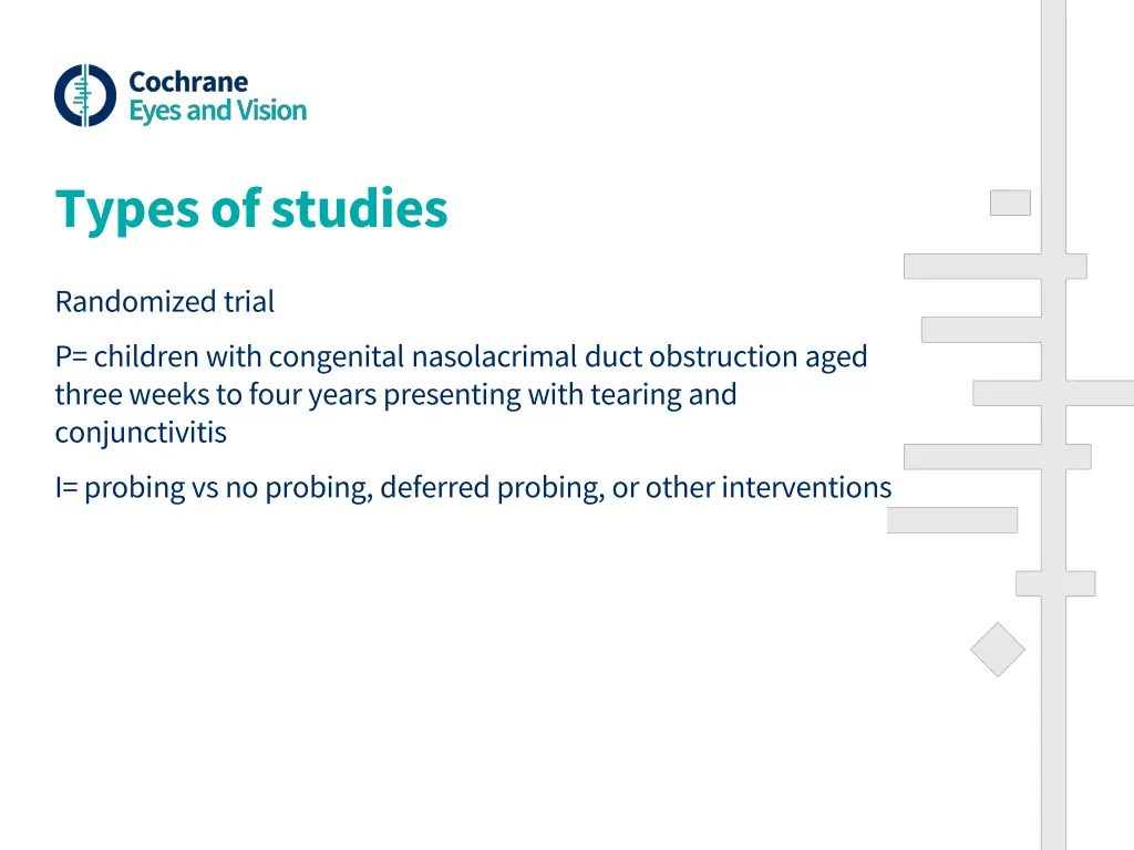types of studies