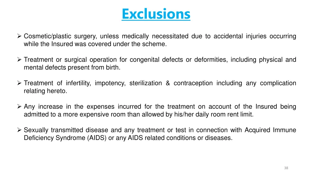 exclusions 2
