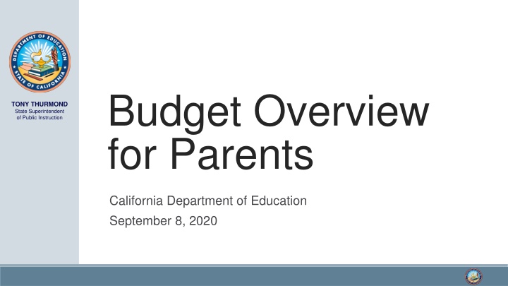 budget overview for parents